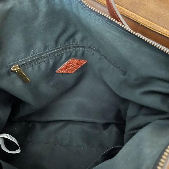 Fossil pebbled leather crossbody bag - Picture 2 of 7